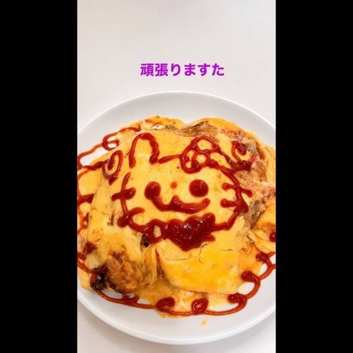 🍳がんばって作ったにゃん🐈‍⬛💜