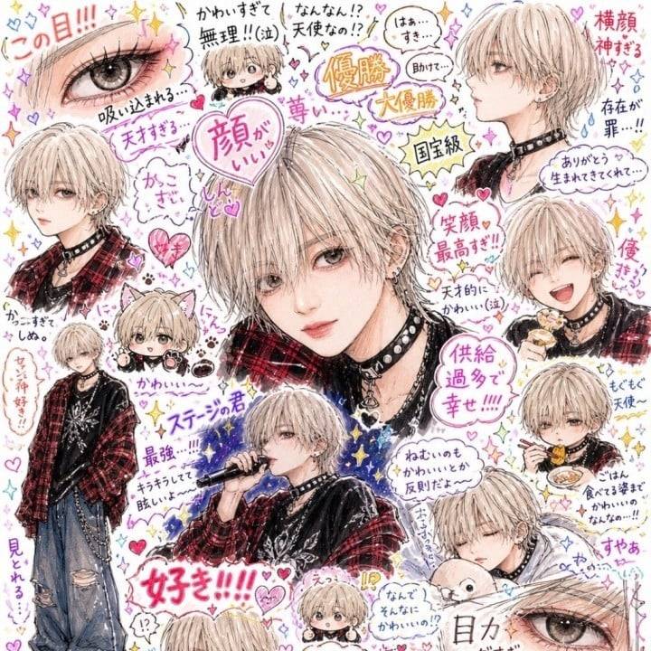 🖤 AIイラストにしてみたよ 💜