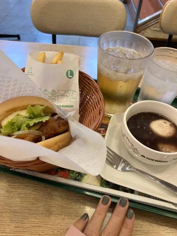 🍔夜モスでご褒美タイム♡