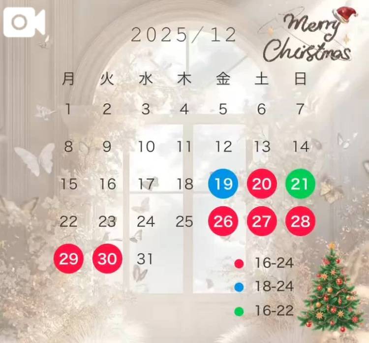 🎄12月後半予定🎅🏻