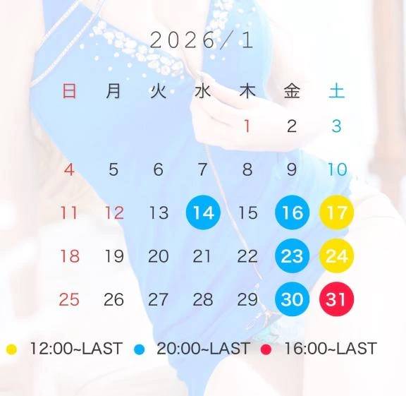 💎1月の予定💎