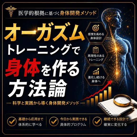 【販売】オーガズムトレーニングで身体を作る方法論