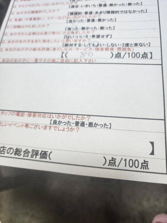 昨日のアンケート?