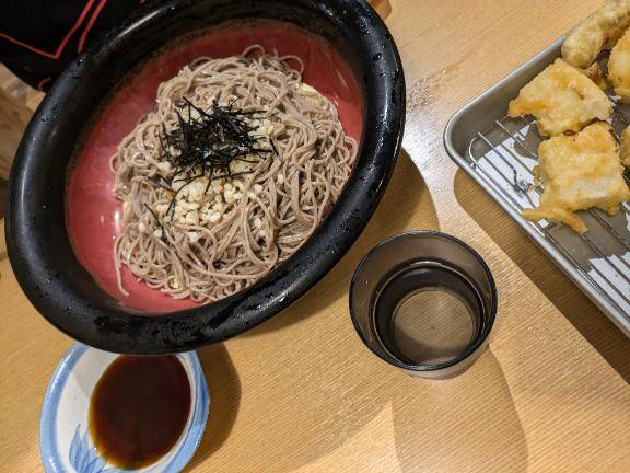 お蕎麦食べたよー