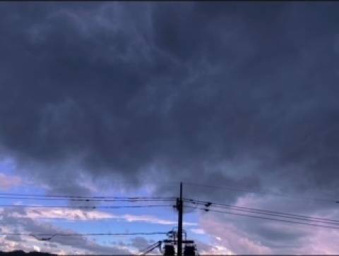 急な降雨に（お疲れ様）です