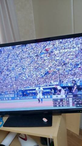 TV観戦中かなぁ！？
