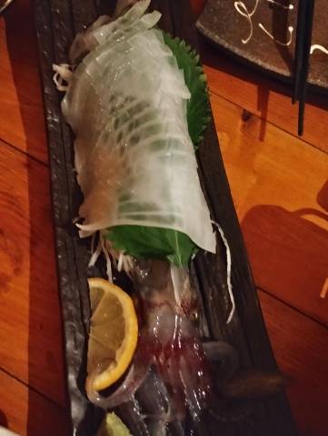 剣先イカのお造り(^^)