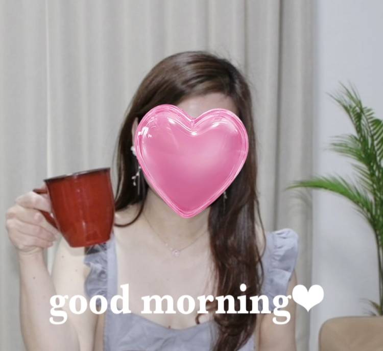 朝のコーヒーを...