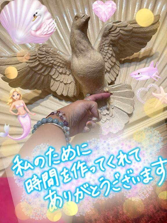 手乗り鳩の居るホテルのSちゃんへ♪♪お礼