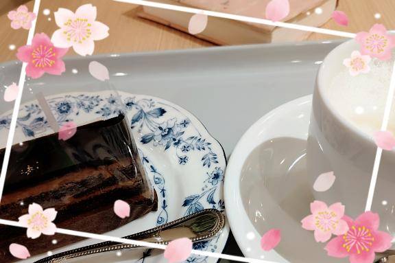 甘いものとカフェオレ