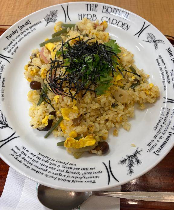 雨の日ランチ。