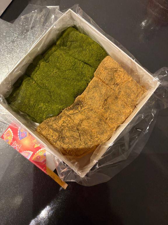 今日の蕨餅。