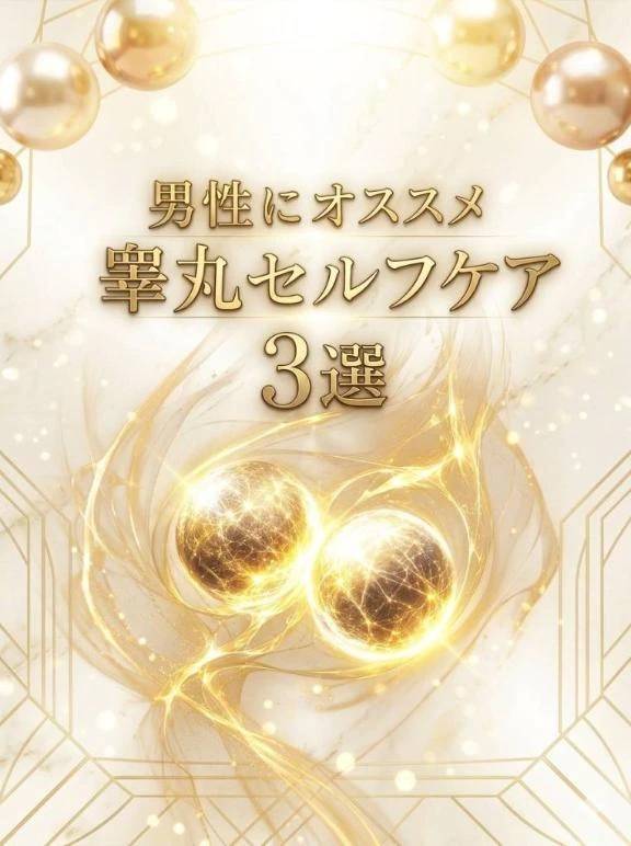 睾丸のセルフケアもオススメです🩷 ̖́-