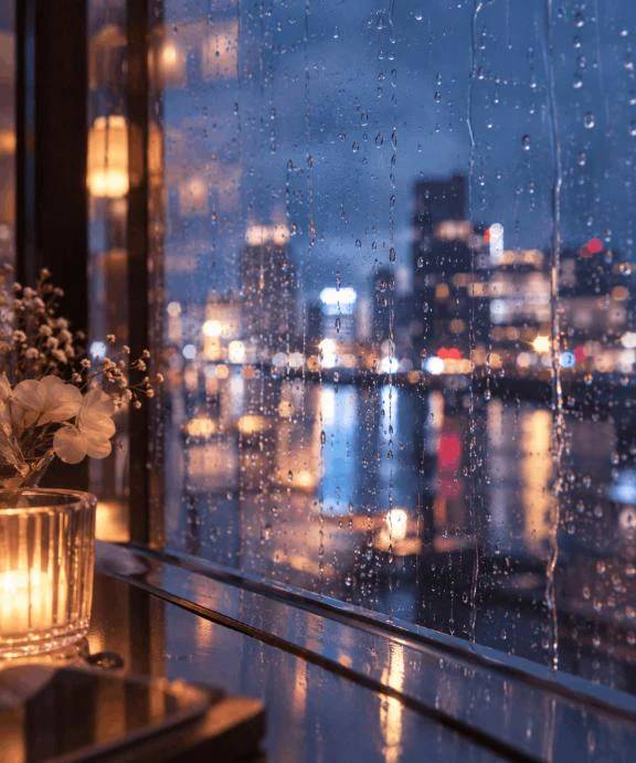 🌧️ 雨の夜こそ、癒しの時間を💗