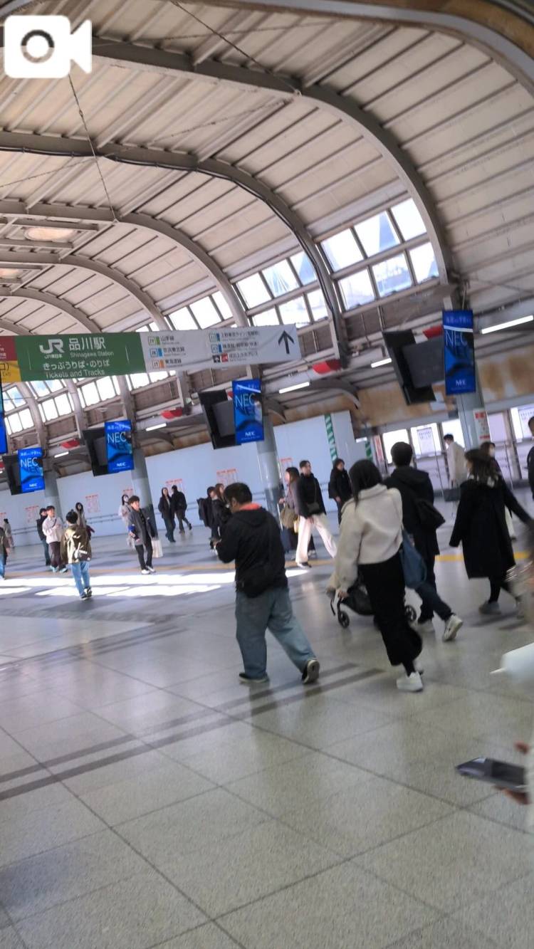 品川駅到着しました🩷