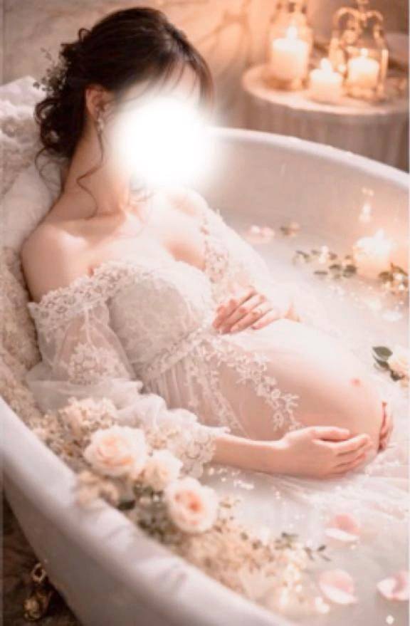 臨月妊婦と神秘的な時間を…