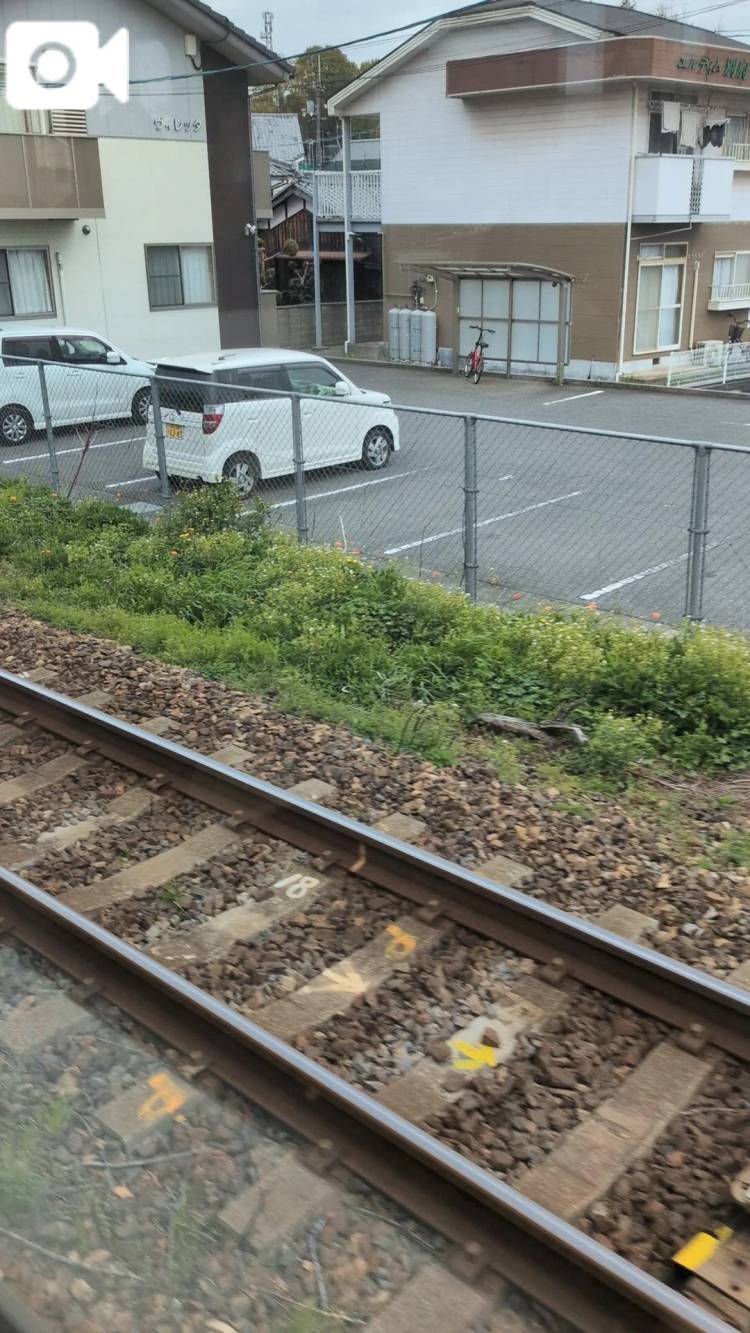 通勤途中です🩷