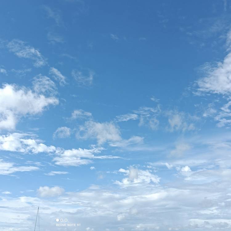 今の空だよ。