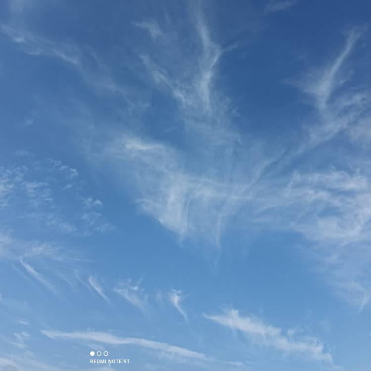 今の空だよ。