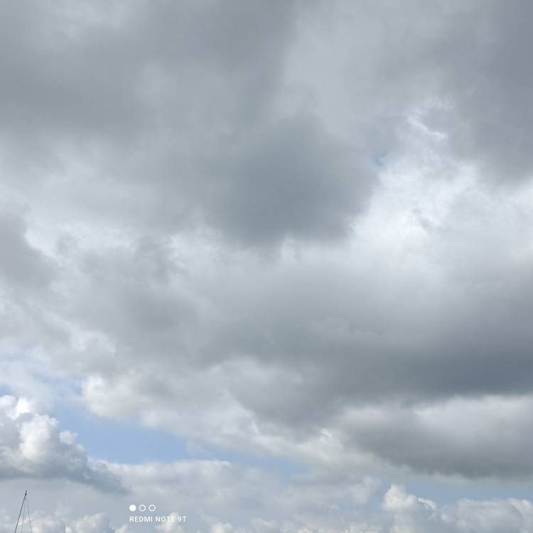 今の空だよ。