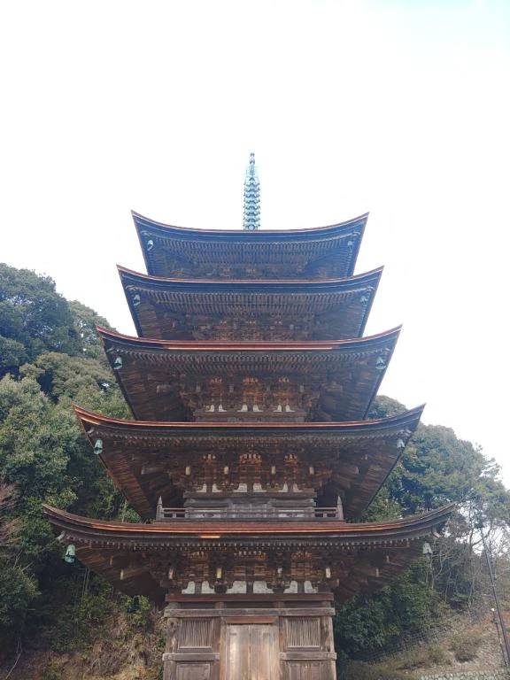 国宝　瑠璃光寺五重塔