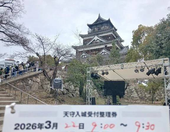 朝の7:30には...並んでた