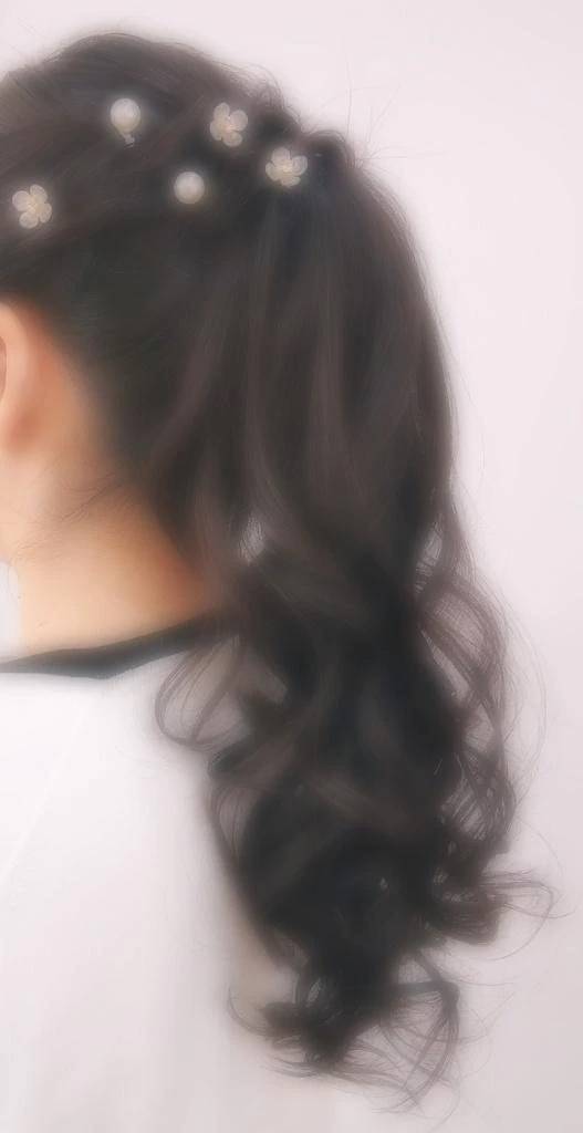 ポニーテールの