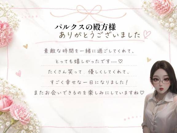昨日のお礼日記💌