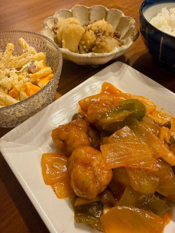 夜ご飯のひと時?