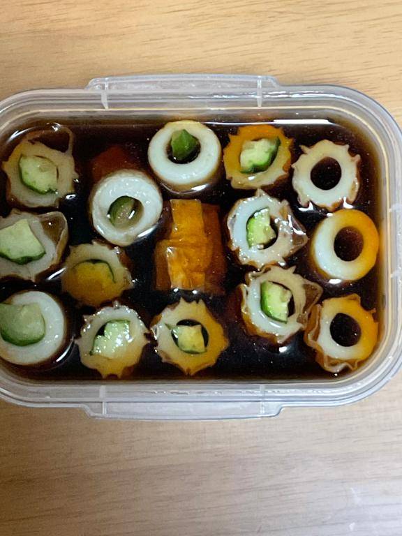 昨日作ってもらったちくきゅう