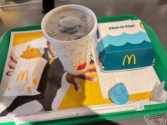 朝マックを食べました