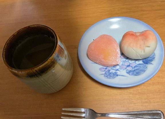 和菓子をもらいました