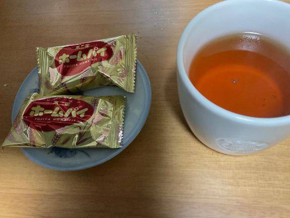 ちょっとお茶を飲みました