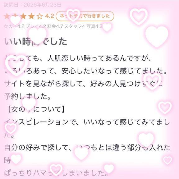 【お礼写メ日記】
