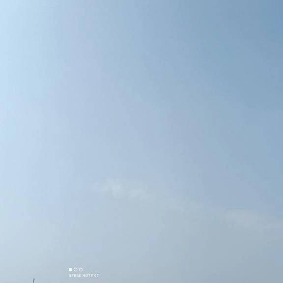 今の空だよ。