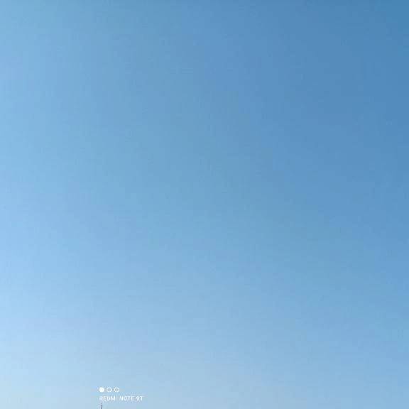 今の空だよ