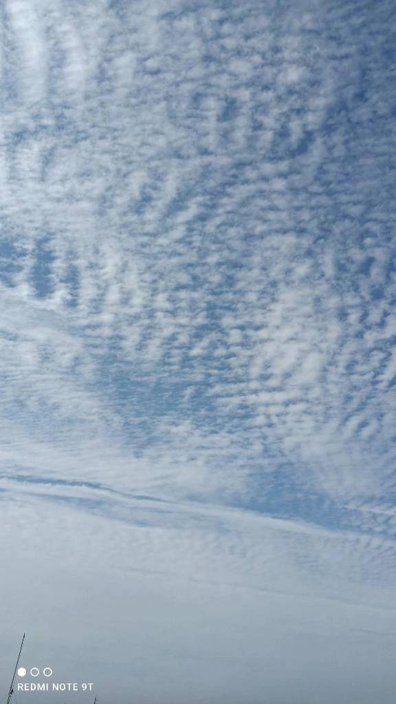 今の空だよ