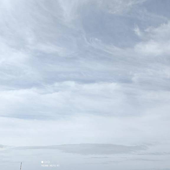 10日の今の空だよ。