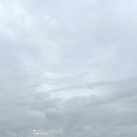 今の空だよ