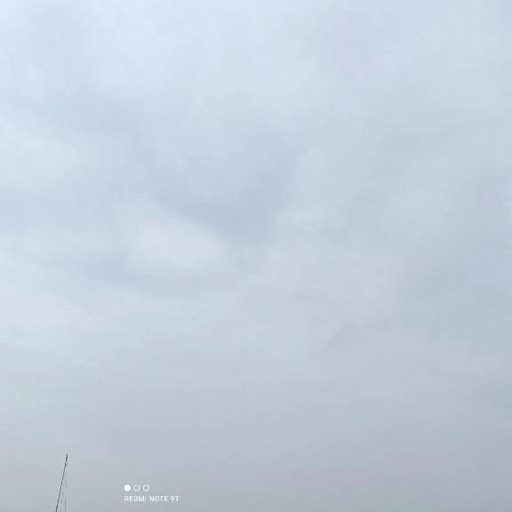 今の空だよ