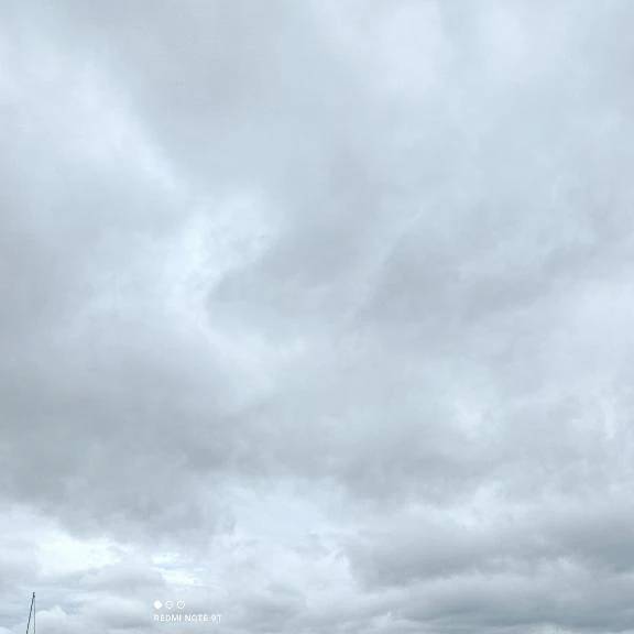 今の空だよ。