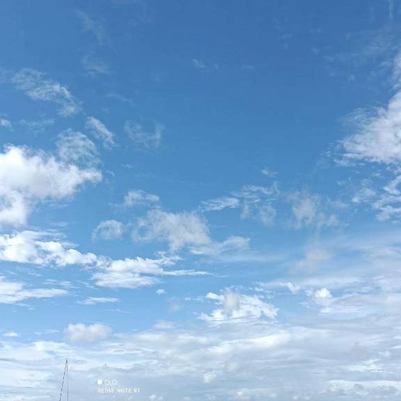 今の空だよ。