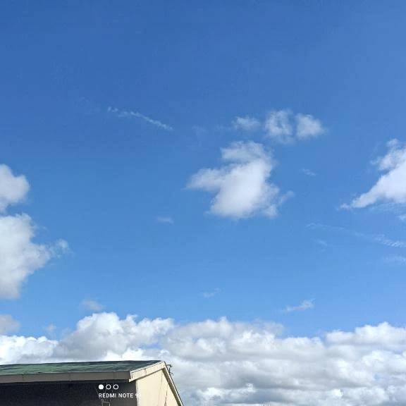 今の空だよ。