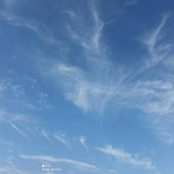 今の空だよ。