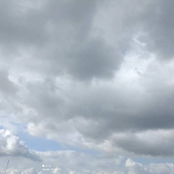 今の空だよ。