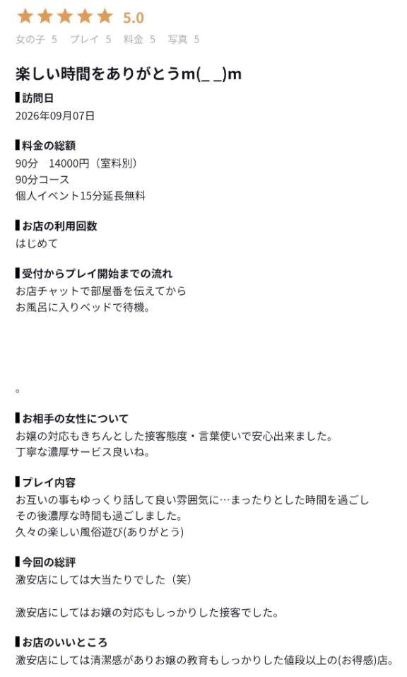 【お礼写メ日記】
