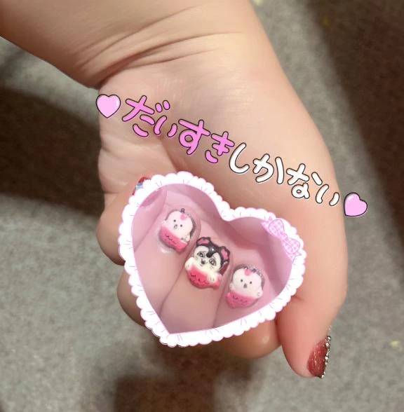 爪に…