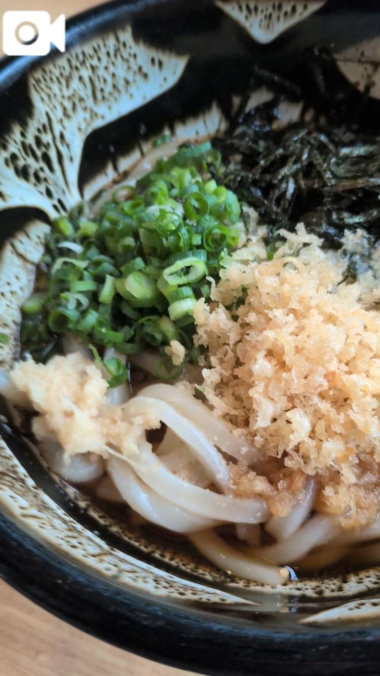 ぶっかけうどんにて
