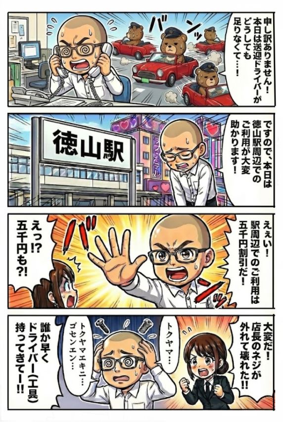 本日は徳山駅集合でお願いします♪