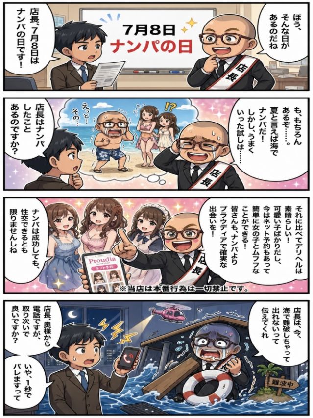 ナンパの日。失敗したら、プラウディアで遊んで下さい
